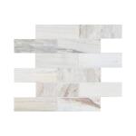 MSIAngora Subway 12 in. x 12 in. Polished Marble Mesh-Mounted Mosaic Floor and Wall Tile (0.97 sq. ft./Each) (ANGORA-2X6P)