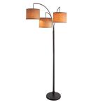 Adesso 80 in. Arc Floor Lamp (Antique) Bronze