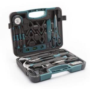 Anvil 76-Piece SAE and Metric Homeowners Tool Kit with (Bi-Fold Plastic Carrying Case Included)