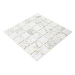 MarazziEpicClean Milton Arabescato Marble 12 in. x 12 in. Glazed Ceramic Mosaic Tile (1 sq. ft. / piece) (ML4022ECHD1P2)