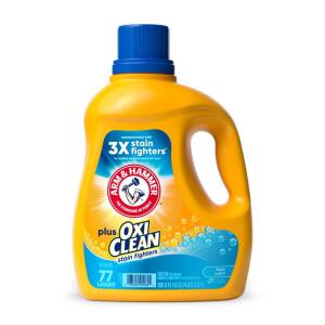 ARM & HAMMER Fresh Scent Plus OxiClean Liquid Laundry Detergent, 100.5 oz. (77 Loads) (00260)