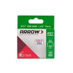 Arrow(1,000-Pack) 3/8 in. Leg x 7/16 in. 276 Electro-galvanized, 22.5-Gauge, Medium Crown,Standard Steel Staples