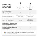 Google Nest Doorbell Wired, 2nd Gen - Ash GA03696-US