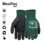 ATGMaxiFlex Cut Men's Large Green ANSI 2 Abrasion Resistant Nitrile-Coated Work Gloves (34-8443T/LVPD30)