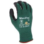 ATGMaxiFlex Cut Men's Large Green ANSI 2 Abrasion Resistant Nitrile-Coated Work Gloves (34-8443T/LVPD30)