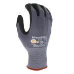 ATG MaxiFlex Ultimate Men's Large Gray Nitrile Coated Work Gloves with Touchscreen Capability (34-874T/LVPD72)