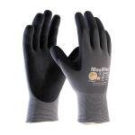 ATG MaxiFlex Ultimate Men's Large Gray Nitrile Coated Work Gloves with Touchscreen Capability (34-874T/LVPD72)