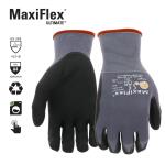 ATGMaxiFlex Ultimate Men's Large Gray Nitrile Coated Work Gloves with Touchscreen Capability (34-874T/LVPD72)