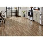 TrafficMasterAutumn Brown Oak Residential Vinyl Sheet Flooring 12 ft. Wide x Cut to Length (U9160405K743G14)