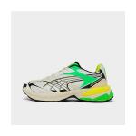 Men's Puma Velophasis Casual Shoes Warm White/Yellow Burst/Parakeet Green Size 8 1/2