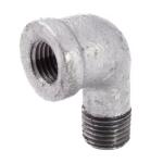 Southland 1/4 in. Galvanized Malleable Iron 90 Degree FPT x MPT Street Elbow Fitting