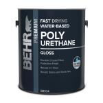 BEHR 1 qt. Gloss Clear Water-Based Interior Fast Drying Polyurethane