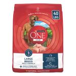 Purina ONE® +Plus Large Breed Adult Dog Dry Food - Chicken, Natural, Antioxidants 40lb