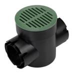 NDS - 6 in. Plastic Round Drainage Grate in Green