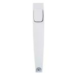 Wright Products Tie Down Push Button Door Latch for Screen and Storm Doors, White