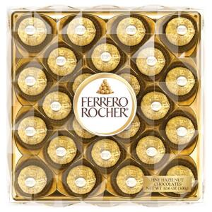 Ferrero Rocher Candy Fine Hazelnut Chocolates 2pcs 24ct