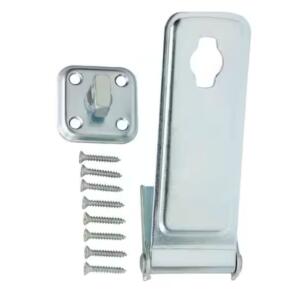 Everbilt 6 in. Latch Post Safety Hasp Zinc-Plated