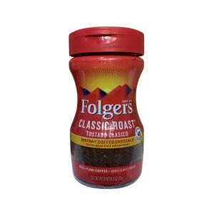 Folgers Classic Roast Instant Coffee Crystals 3oz