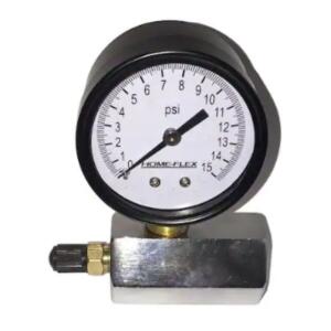 Home-Flex 15 PSI Pressure Test Gauge