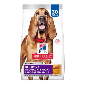 Hill's® Science Diet® Sensitive Stomach & Skin Large Breed Adult Dry Dog Food - Chicken & Barley 30lb