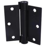 Everbilt 3-1/2 in. Square Radius Adjustable Spring Hinge Matte Black