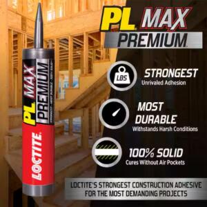 Loctite - PL Premium Max 9 oz. SMP Construction Adhesive Grey Cartridge (each)