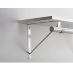 EverbiltWhite Heavy-Duty Shelf Bracket and Rod Support (14317)