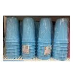 Pac-It Fresh 8.4oz/250 ml Plastic Tumbler 6-pack Blue