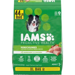 IAMS™ Proactive Health Adult Dry Dog Food - High-Protein, Mini Chunks, Chicken & Whole Grains 44lb