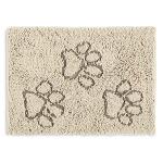 Home DynamixComfy Pooch Clean Paw Beige/Brown 21 in. x 30 in. Door Mat For Pets (1-CPP-161)