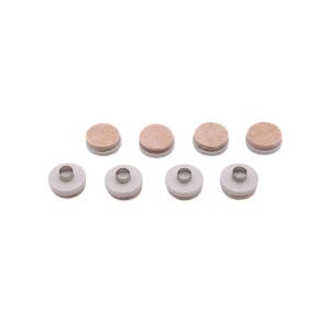 Everbilt 8-Pack Beige Round Felt Nail-On Furniture Glides for Floor Protection, 1 in. (49934)