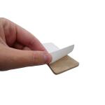 Everbilt 2 in. x 4 in. Beige Heavy Duty Self-Adhesive Rectangular Felt Furniture Pads (3-Pack) (49948)