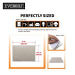 Everbilt 2-Pack Beige Heavy-Duty Self-Adhesive Rectangular Felt Furniture Sheets, 4-1/4 in. x 6 in. (49950)