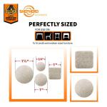 Shepherd Ultimate Assorted Beige Self-Adhesive Furniture Sliders with Felt Pads and Gorilla Glue Technology (134-Piece Value Pack) (4113424UG)