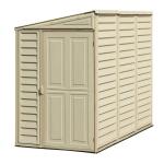 Duramax Building ProductsSidemate 4 ft. x 8 ft. Vinyl Shed with Foundation 29.25 sq. ft. (06625)