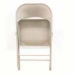 Beige Metal Stackable Folding Chair (CF29-182029BE)