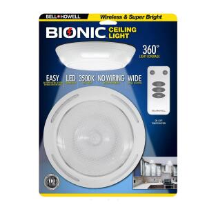 Bell+Howell Bionic Wireless Ceiling Light LED Motion Sensor