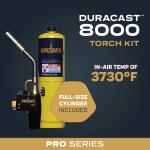 Bernzomatic DuraCast 8000 Torch Kit with 14.1 oz. MAP-Pro Cylinder and Premium Blow Torch with Adjustable Flame (TS8000BZKC)