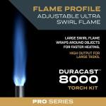 BernzomaticDuraCast 8000 Torch Kit with 14.1 oz. MAP-Pro Cylinder and Premium Blow Torch with Adjustable Flame (TS8000BZKC)