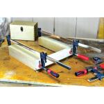 BESSEY24 in. Clutch Style Capacity Bar Clamp with Wood Handle and Throat Depth 2-1/2 in.