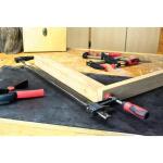 BESSEY24 in. Clutch Style Capacity Bar Clamp with Wood Handle and Throat Depth 2-1/2 in.