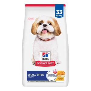 Hill's® Science Diet® Small Bites Senior 7+ Dry Dog Food - Chicken Recipe 33lb