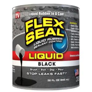 Flex Seal - Liquid Black 32 Oz. Liquid Rubber Sealant Coating