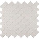 MSI Bianco Arabesque 10 in. x 11 in. Glossy Porcelain Mesh-Mounted Floor and Wall Mosaic Tile (0.73 sq. ft./Each) (PT-BIANCO-ARABE)