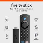 Amazon Fire TV Stick 3rd Gen with Alexa Voice Remote Includes TV Controls, HD Streaming Device (Black) B08C1W5N87