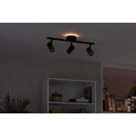 Hampton Bay Boedy 2 ft. 3-Light Smart Matte Black Integrated LED Fixed Track Lighting Kit with Night Light