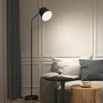 Artika 65 in. Alton Modern Standard Floor Lamp with Matte Black & Gold Finish, 1-Light Dimmable Design for Living Room