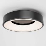 Artika Aiden 13 in. 1-Light Modern LED Flush Mount Ceiling LightBlack, Integrated LED, 5 CCT For Kitchen or Bedroom (FM-AIC-HD2BL)