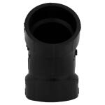 Charlotte Pipe3 in. ABS DWV 45-Degree Hub x Hub Elbow Fitting (ABS003211000HD)