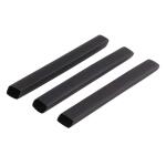 Commercial Electric 3/8 in. Heat Shrink Tubing, Black (3-Pack) - HS-375B